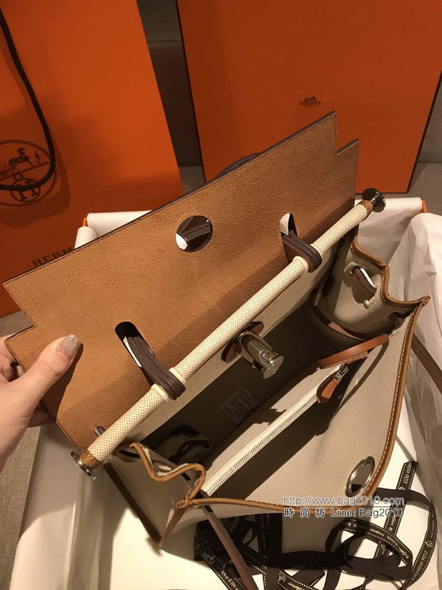 Hermes包包 愛馬仕升級版Herbag 手提肩背斜挎包 男女同款  tdh2042